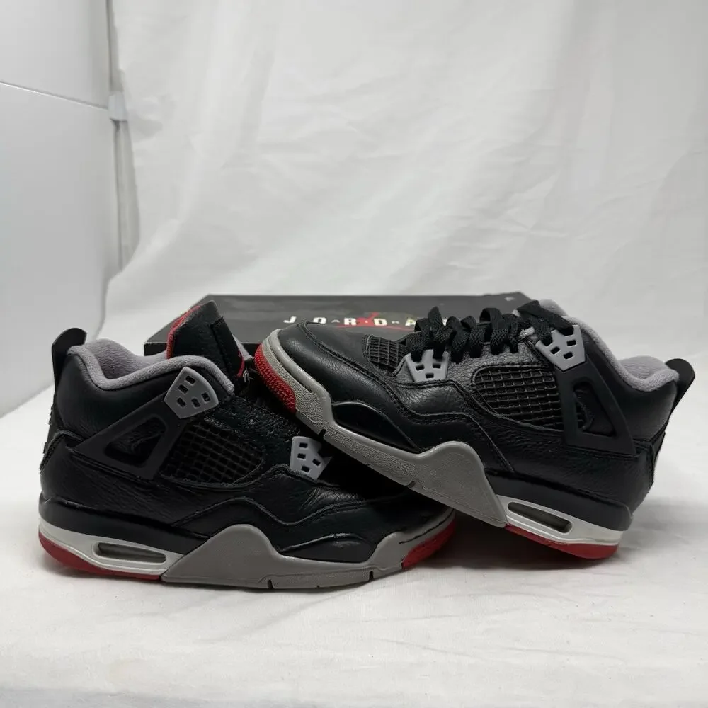 Size 4 - Air Jordan 4 Retro Bred Reimagined GS